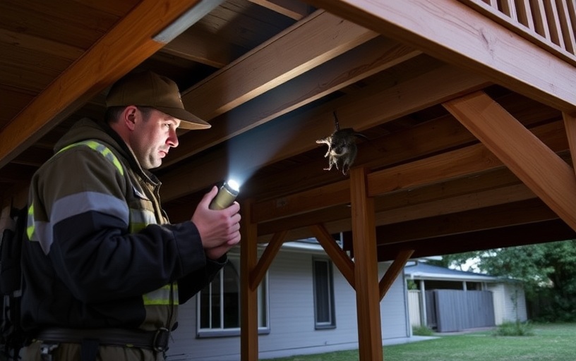 Under Deck Possum Removal in Port Melbourne
